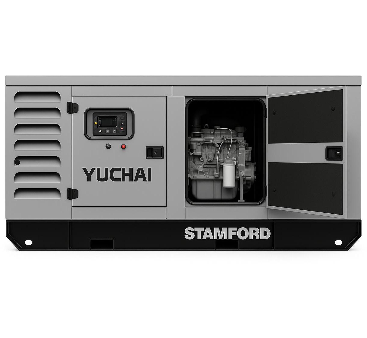 Дизельный генератор Yuchai GMP AY206 в кожухе