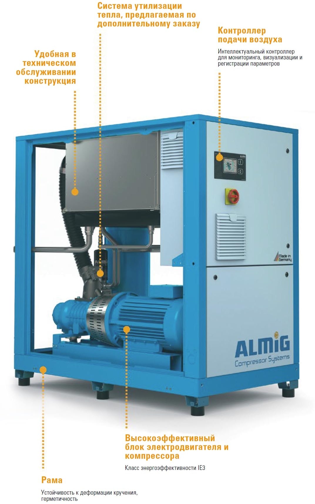 Винтовой компрессор ALMiG V-DRIVE-75 10