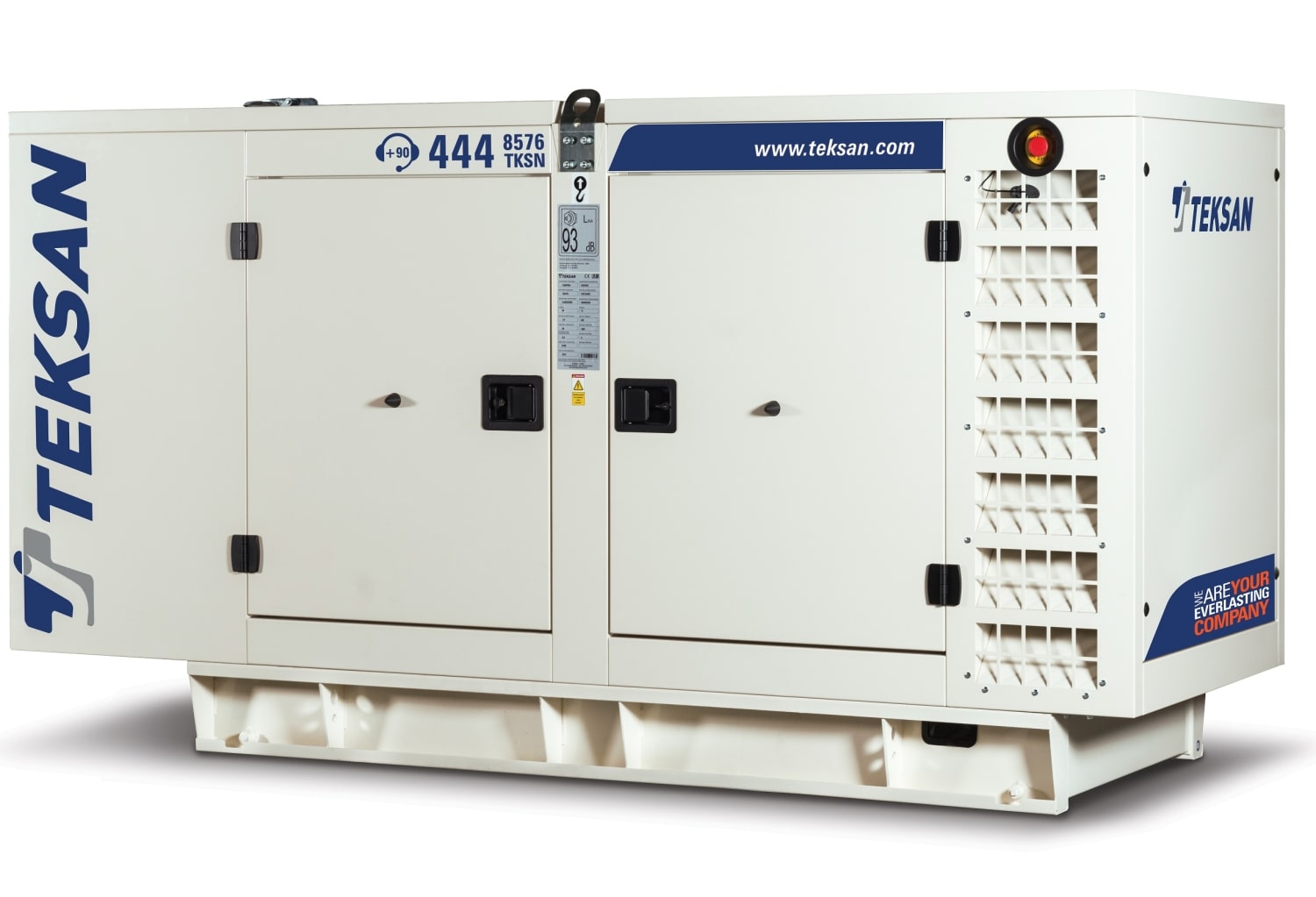 Дизельный генератор Teksan TJ35BD-1 в кожухе