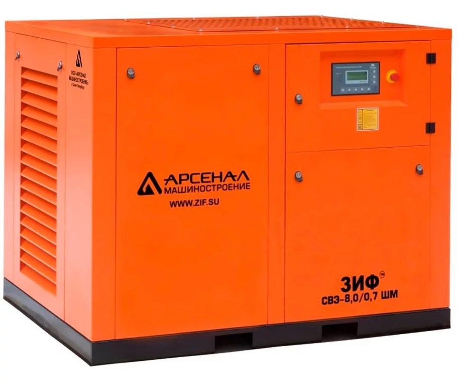 Винтовой компрессор ЗИФ СВЭ-6/1,3 ШМЧ