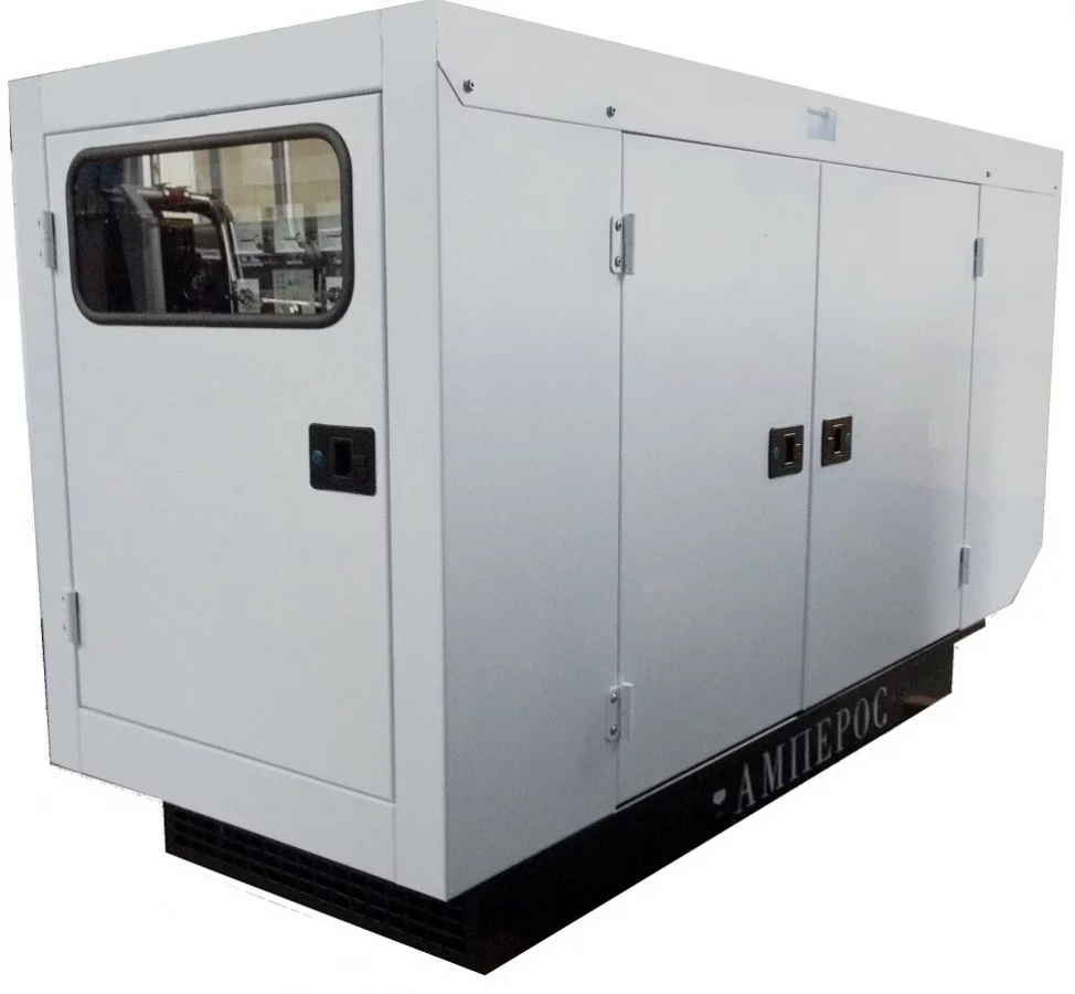 Дизельный генератор АМПЕРОС АД 30-Т400 PB (Проф) в кожухе