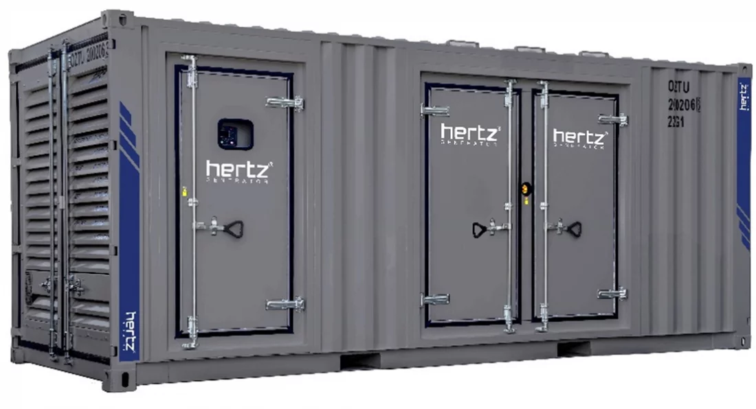 Дизельный генератор Hertz HG 1110 BC в кожухе