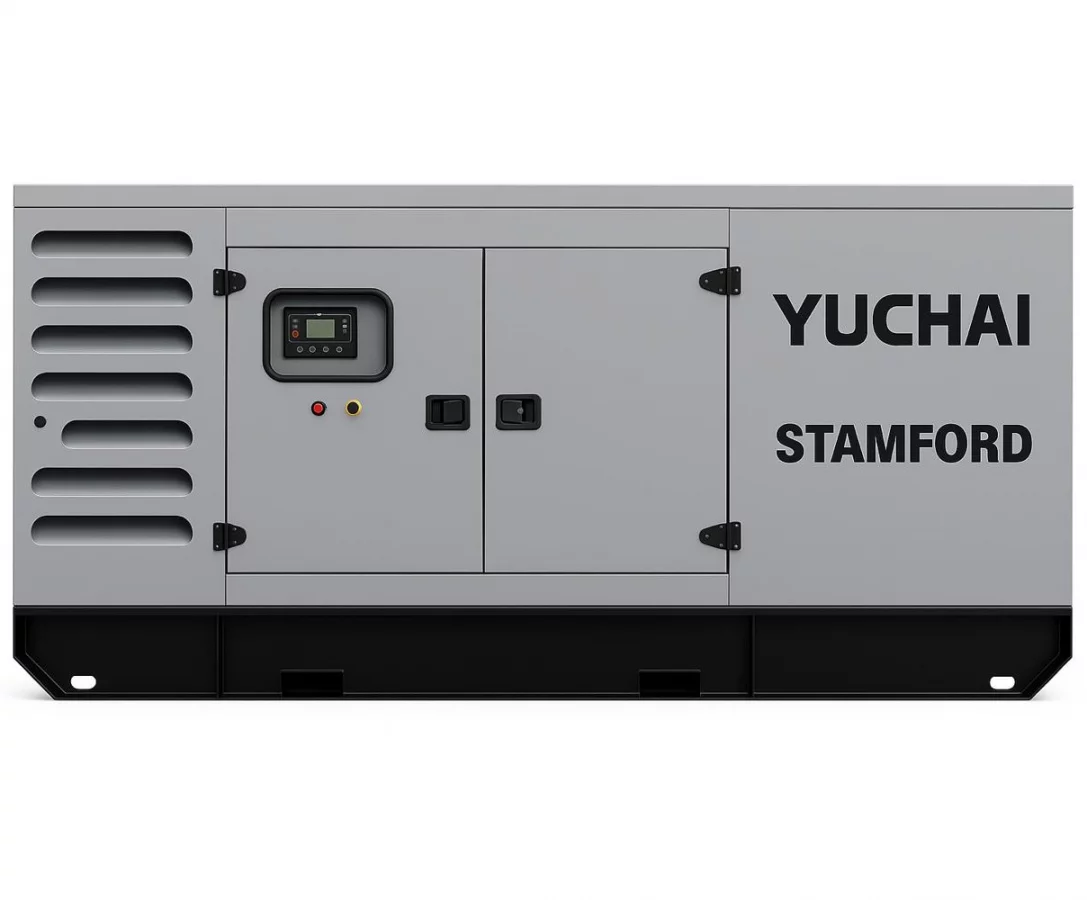 Дизельный генератор Yuchai GMP AY275 в кожухе