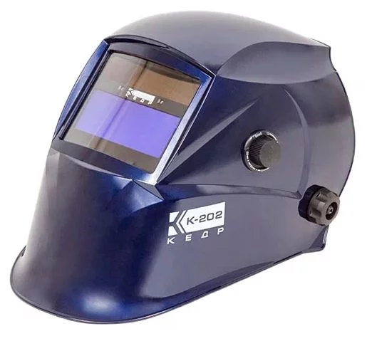 Маска сварщика КЕДР (В РАЗОБР.ВИДЕ) "К-202 PRIME", синяя