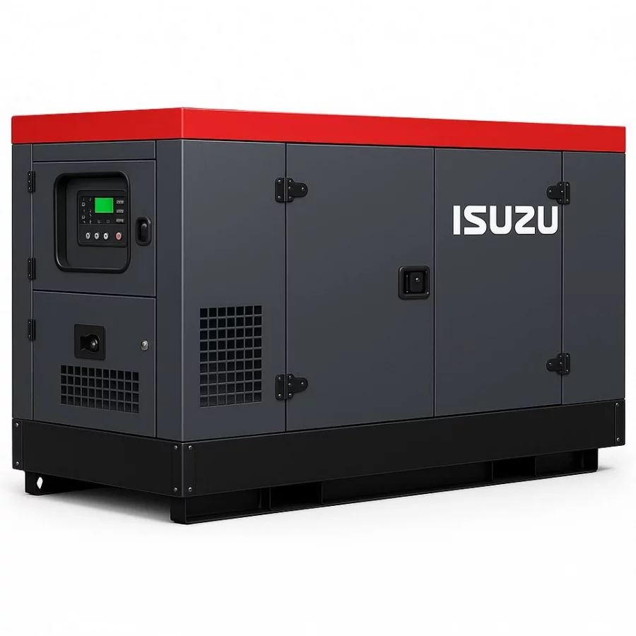 Дизельный генератор Isuzu GMP 33IA в кожухе