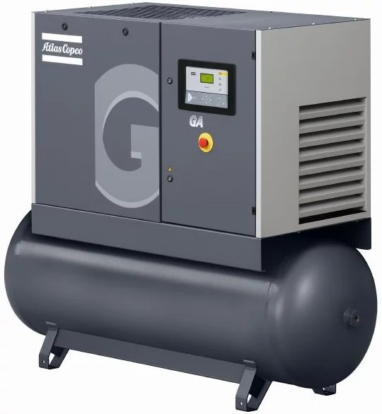 Винтовой компрессор Atlas Copco GA 18 13 с ресивером