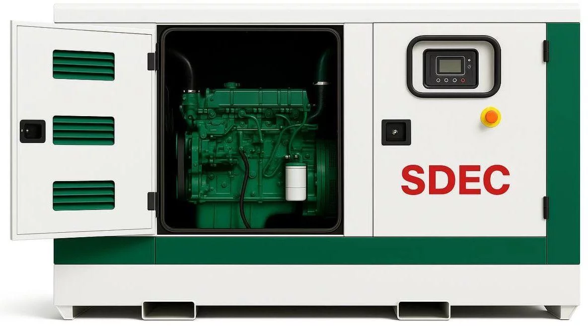 Дизельный генератор SDEC GMP 248SD в кожухе