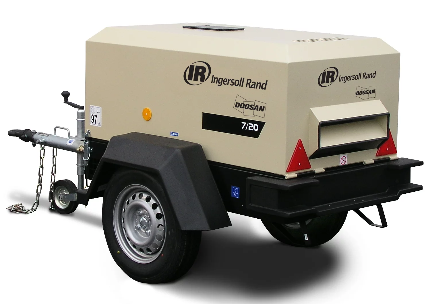 Дизельный компрессор Doosan 7/20