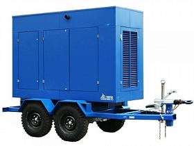 Дизельный генератор ТСС АД-520С-Т400-2РПМ17 на шасси с АВР — фото 1