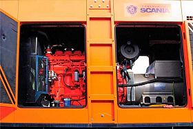 Дизельный генератор Scania GMP 330S в кожухе — фото 4
