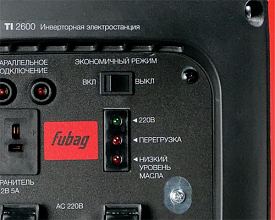 Бензиновый генератор Fubag TI 2300 — фото 5
