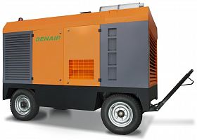 Дизельный компрессор Denair DACY-20/13 (на шасси) — фото 1