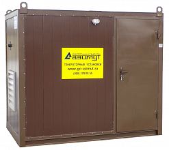 Дизельный генератор Азимут АД 280-Т400 в контейнере с АВР — фото 1
